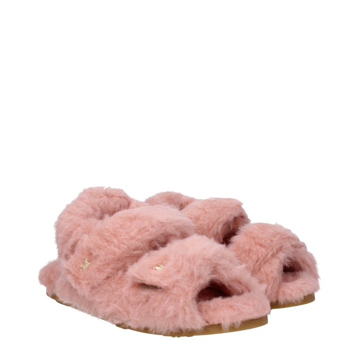 Pink Fur Sandal