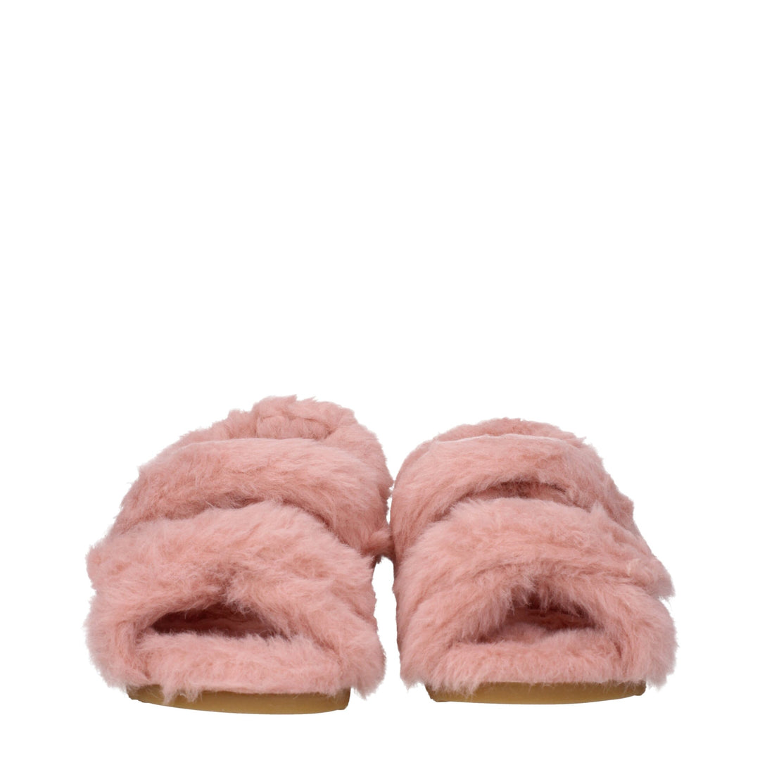 Pink Fur Sandal