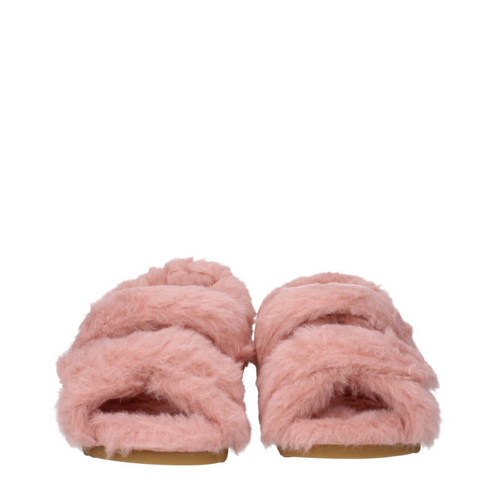 Pink Fur Sandal
