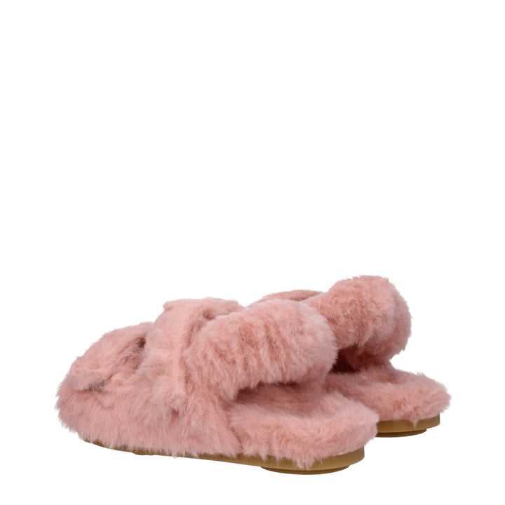 Pink Fur Sandal
