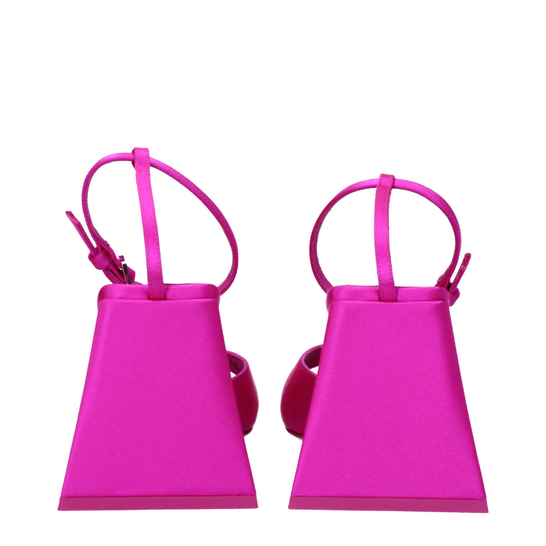 Pink Satin Sandal