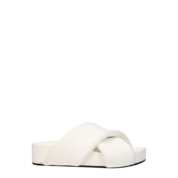 White Leather Slipper