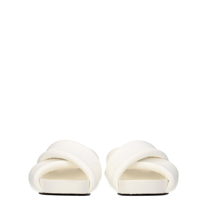 White Leather Slipper