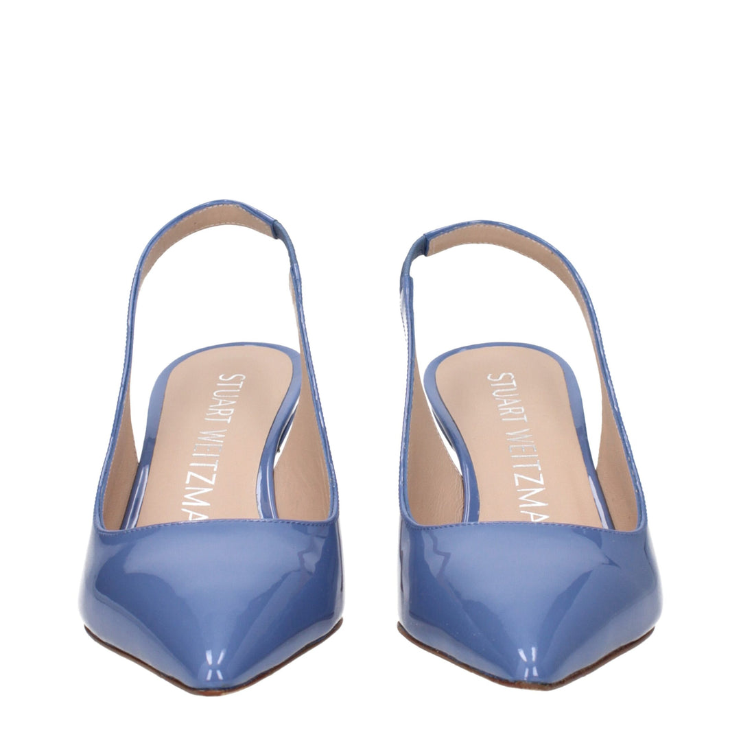 Light Blue Leather Sandal