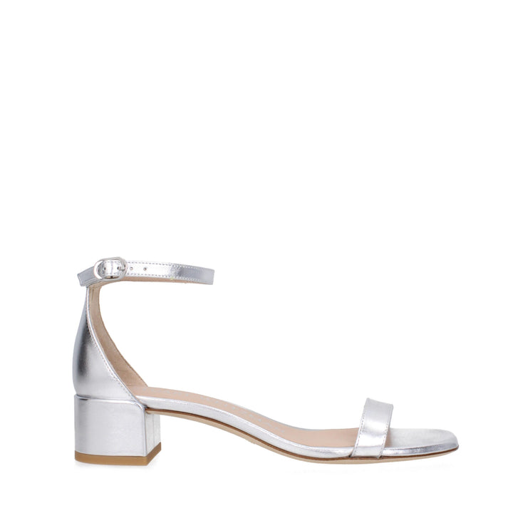 Gray Leather Sandal