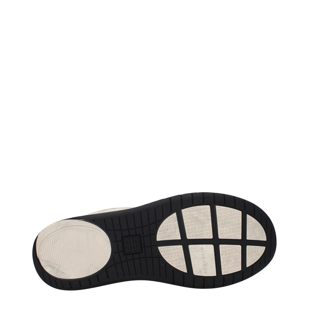 Beige Fabric Sneakers