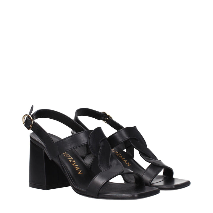 Black Leather Sandal