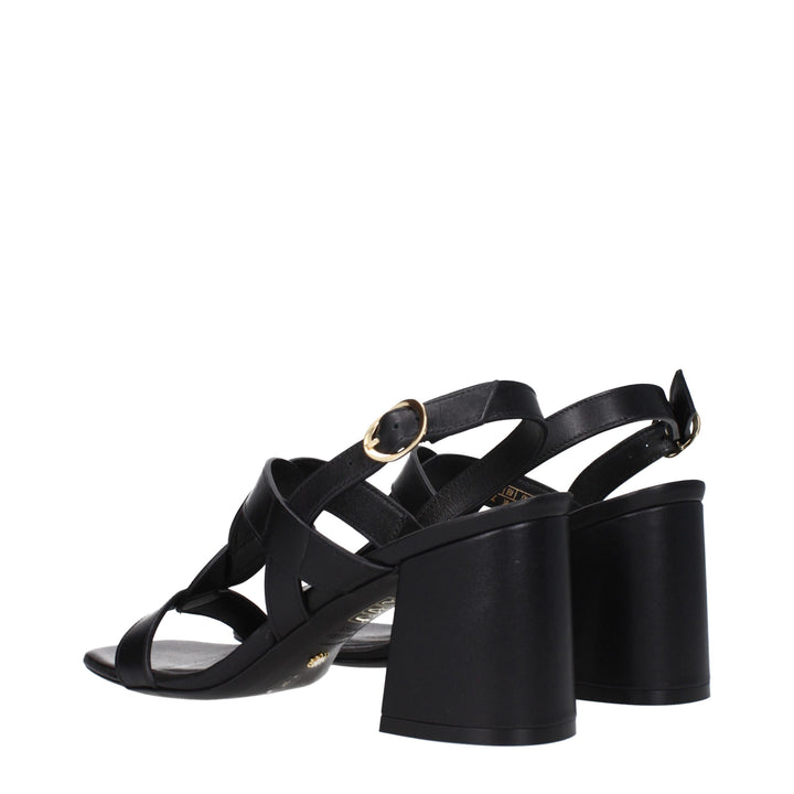 Black Leather Sandal