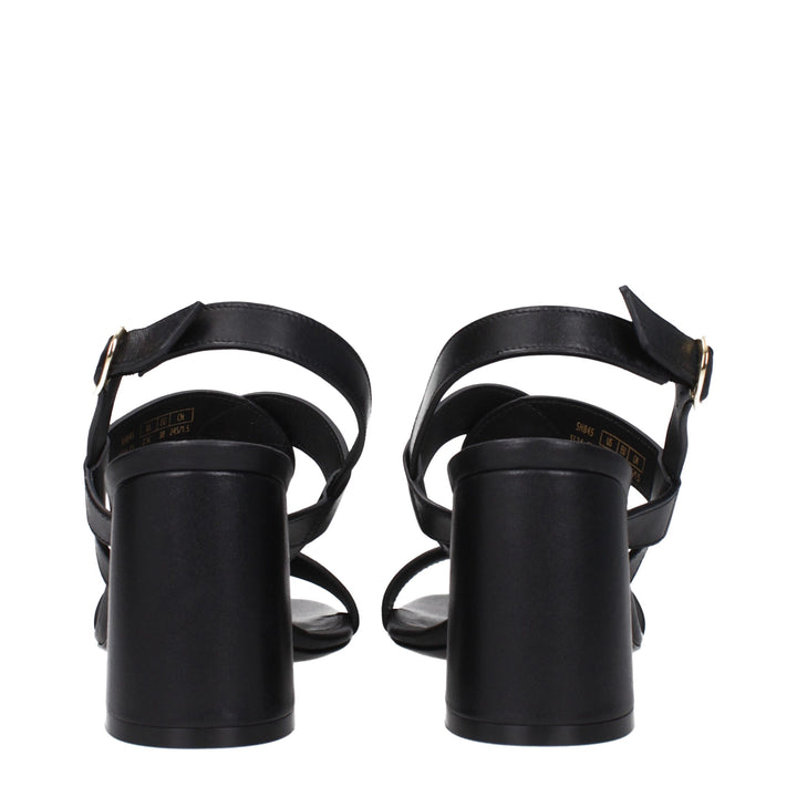 Black Leather Sandal