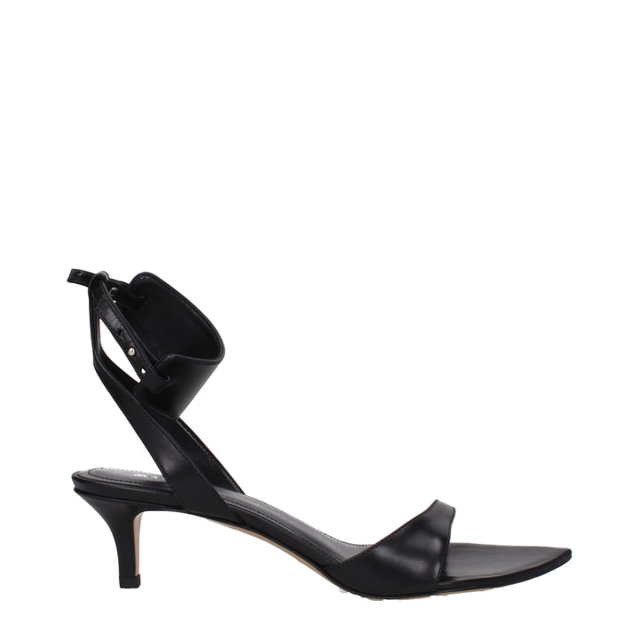 Black Leather Sandal