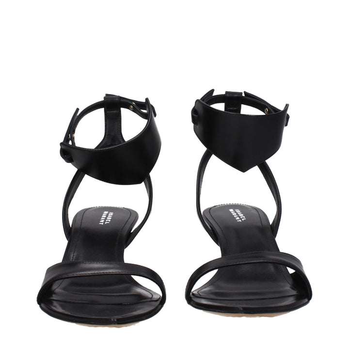 Black Leather Sandal