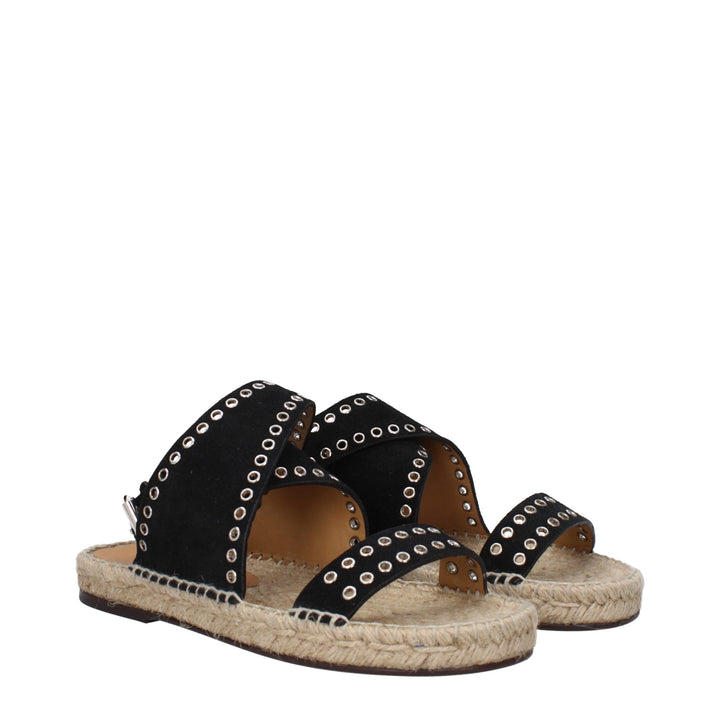 Black Leather Sandal