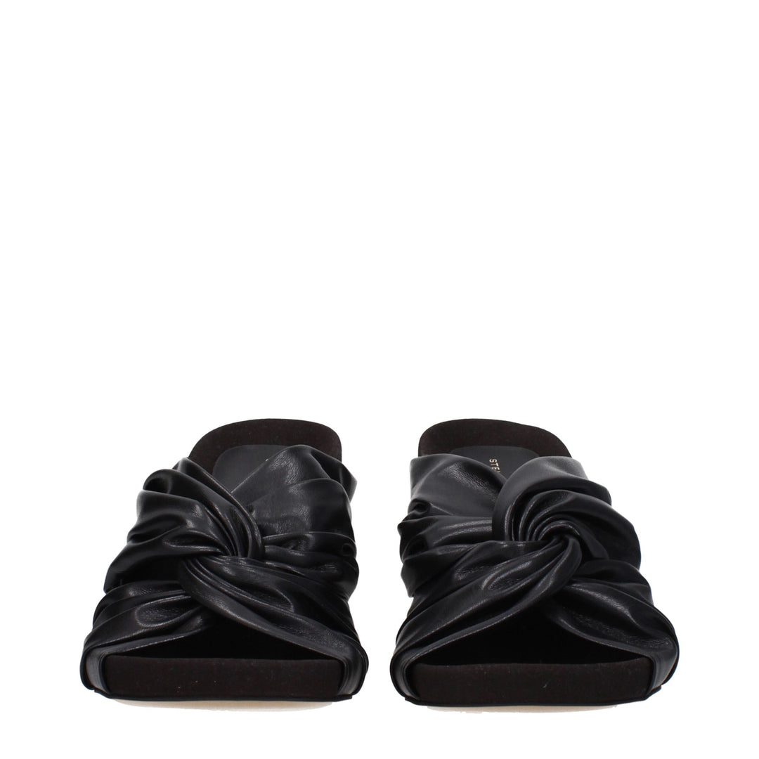 Black Leather Sandal