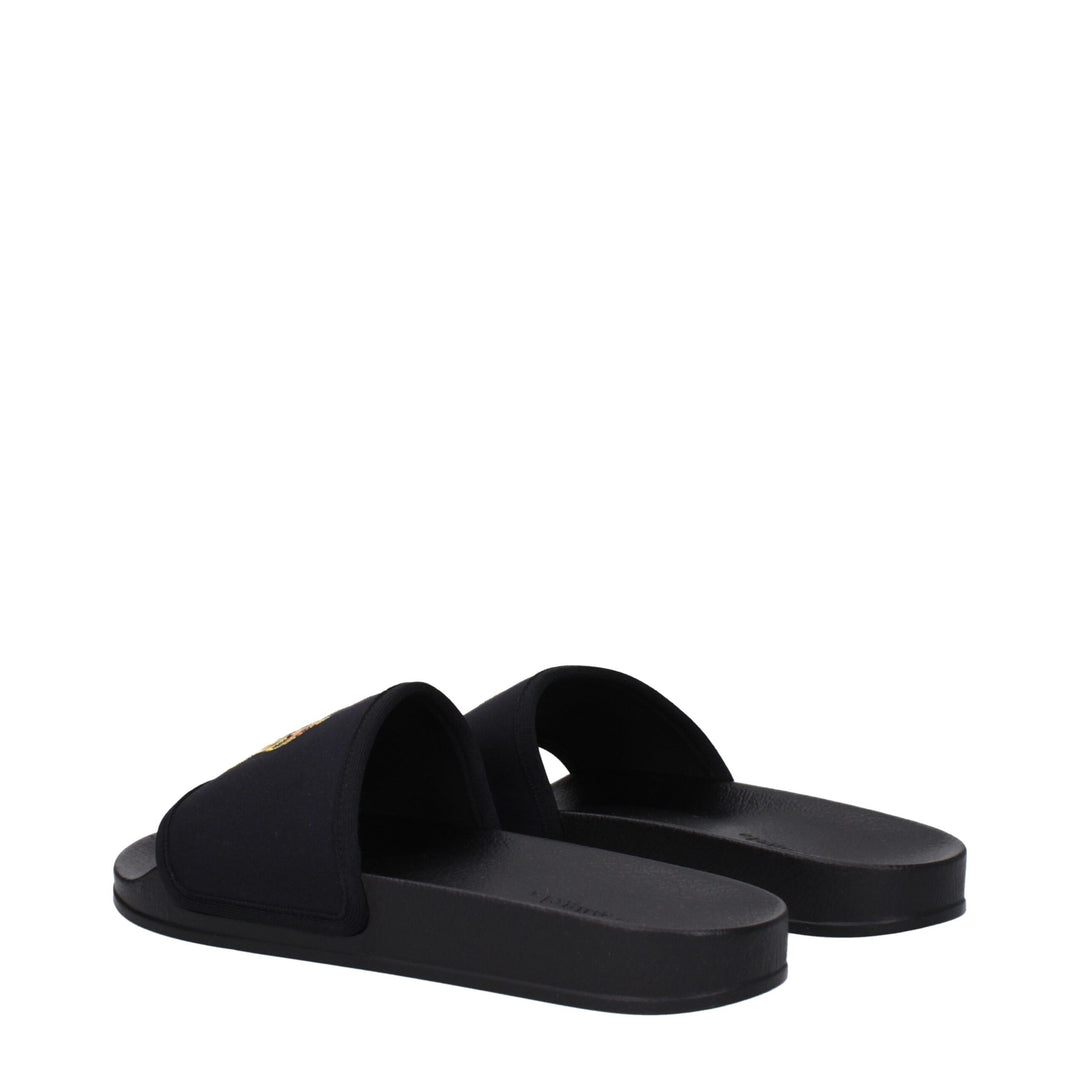 Black Fabric Slipper