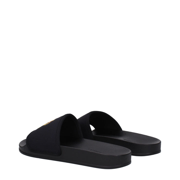 Black Fabric Slipper