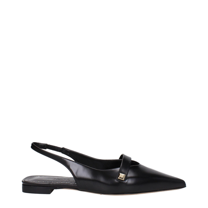 Black Leather Sandal