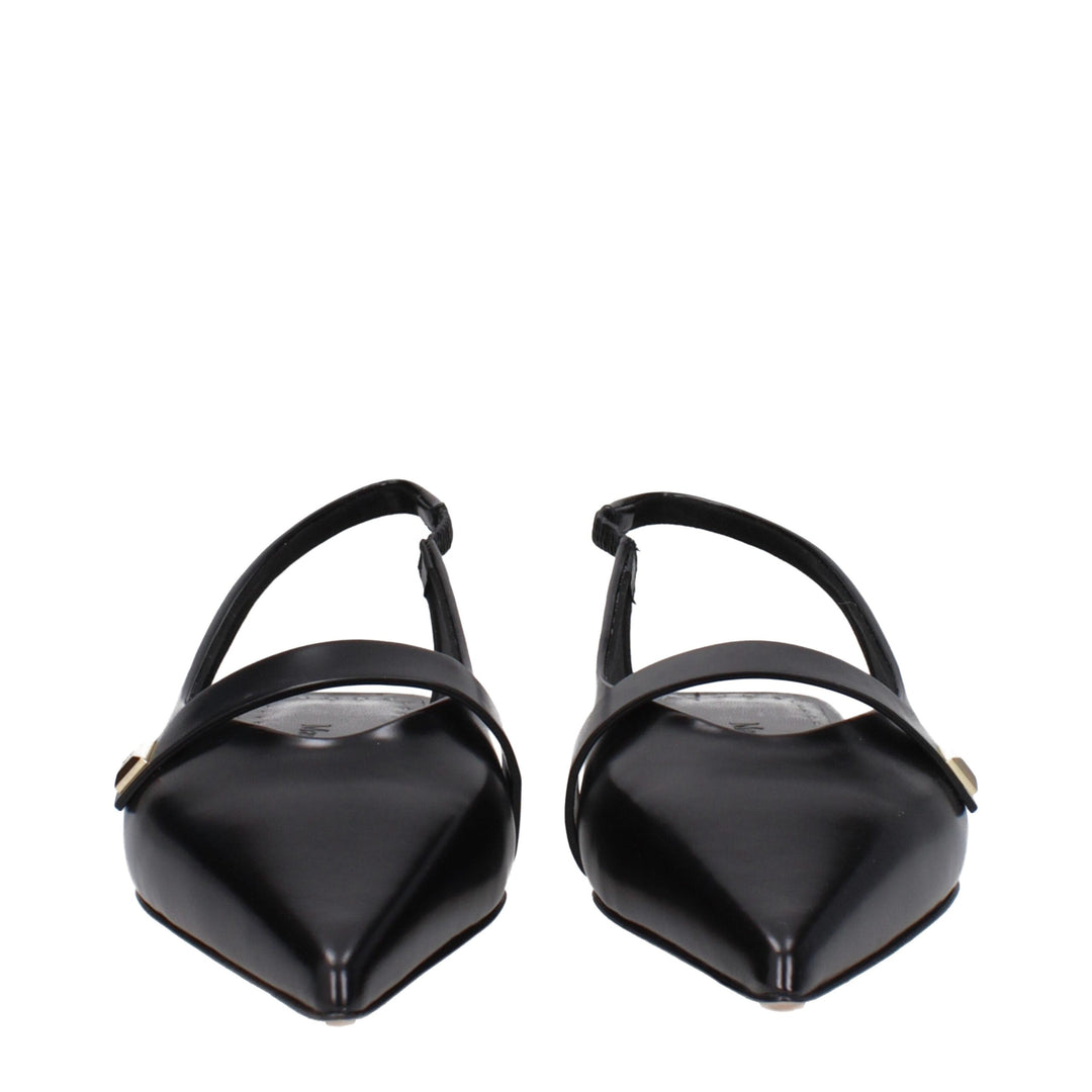 Black Leather Sandal