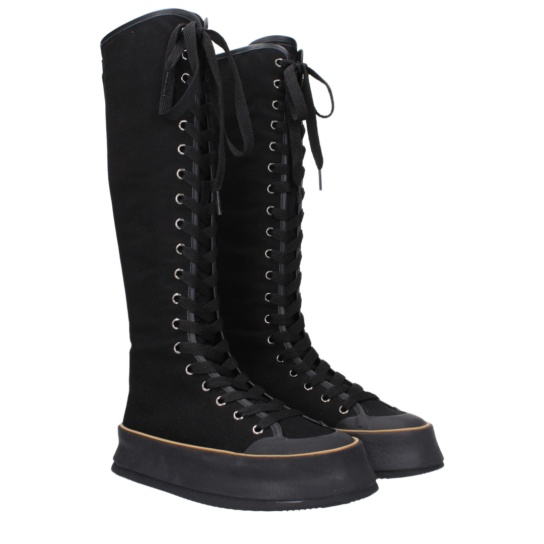 Black Fabric Boot