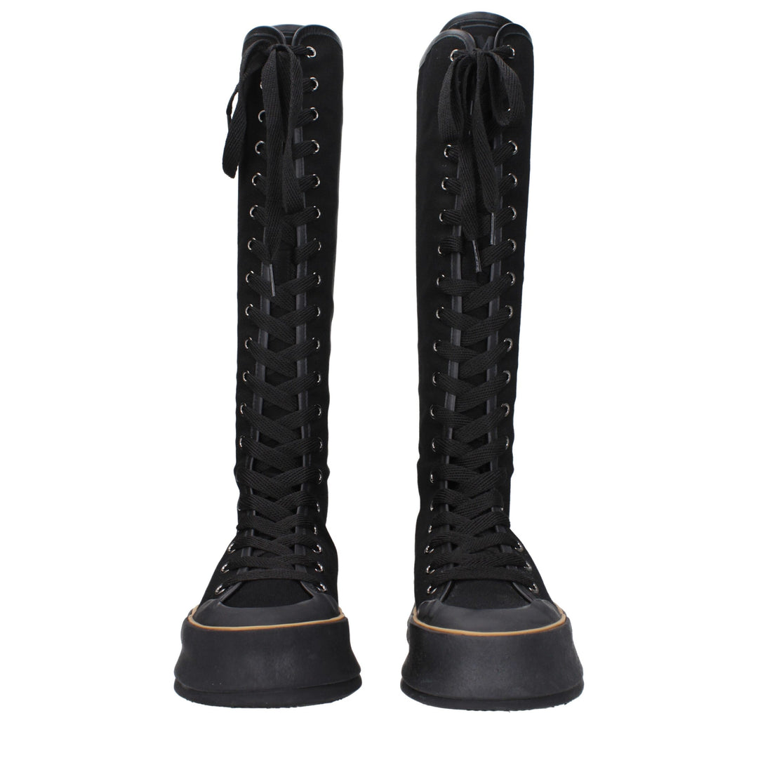 Black Fabric Boot