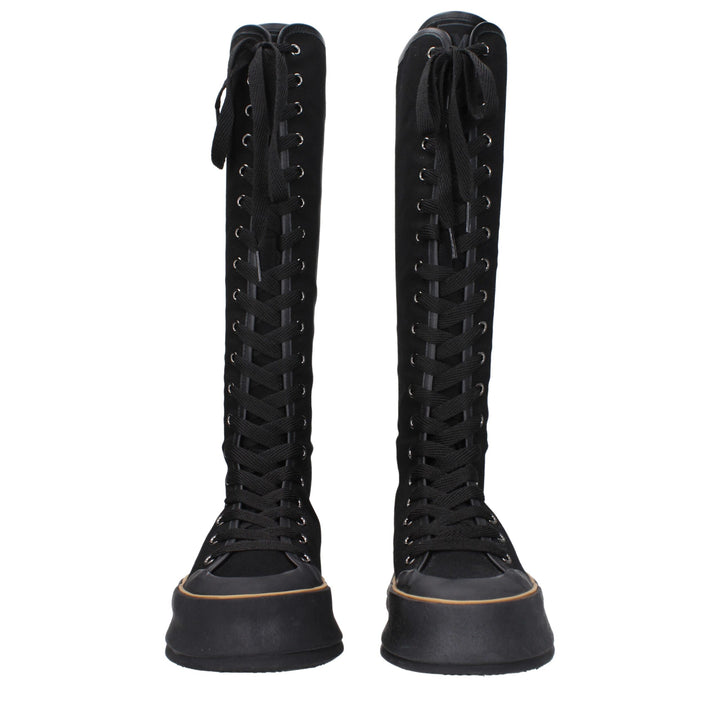 Black Fabric Boot