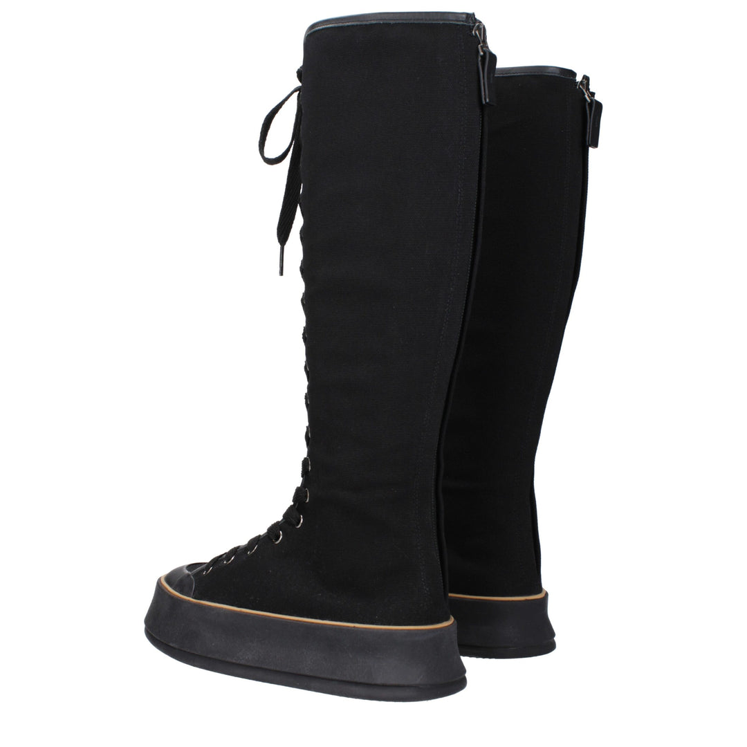 Black Fabric Boot