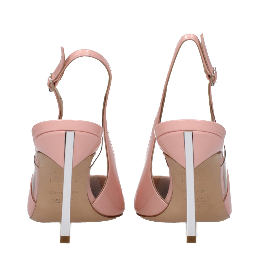 Pink Leather Sandal