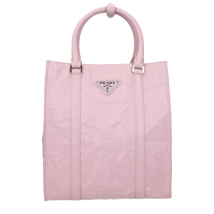Prada Pink Leather Handbags