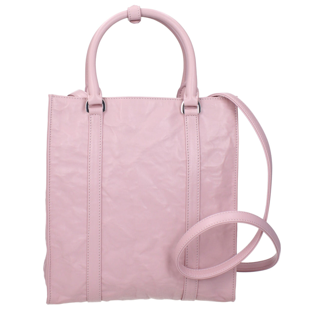 Prada Pink Leather Handbags