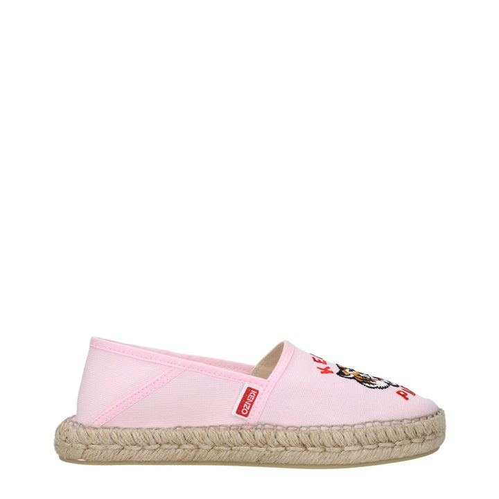 Pink Fabric Espadrille