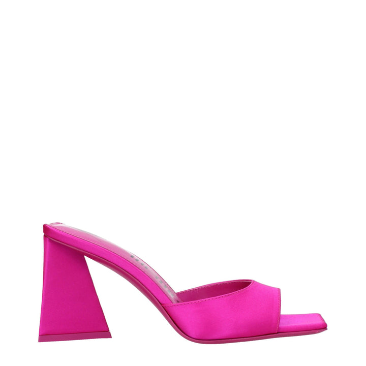 Pink Satin Sandal