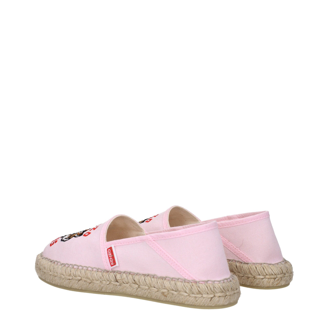 Pink Fabric Espadrille