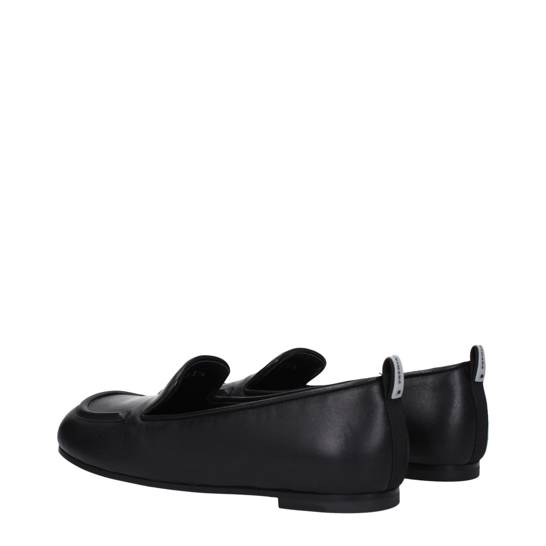 Black Leather Loafer