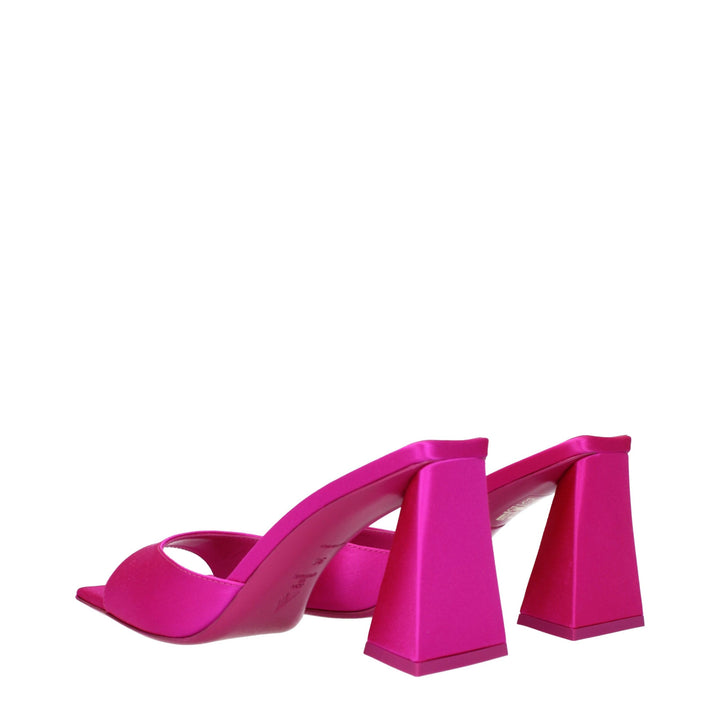Pink Satin Sandal