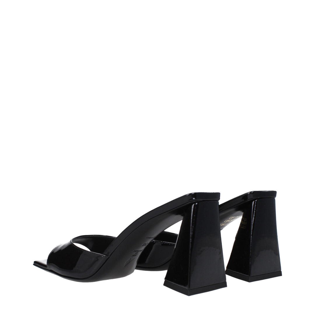 Black Leather Sandal
