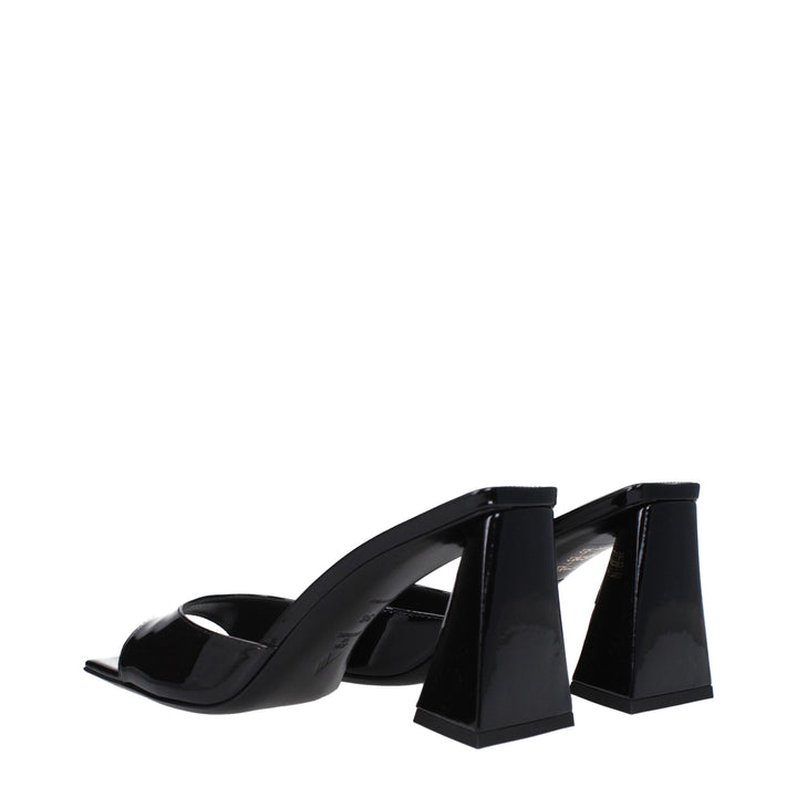 Black Leather Sandal