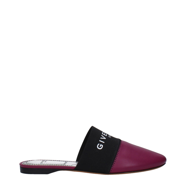 Purple Leather Slipper