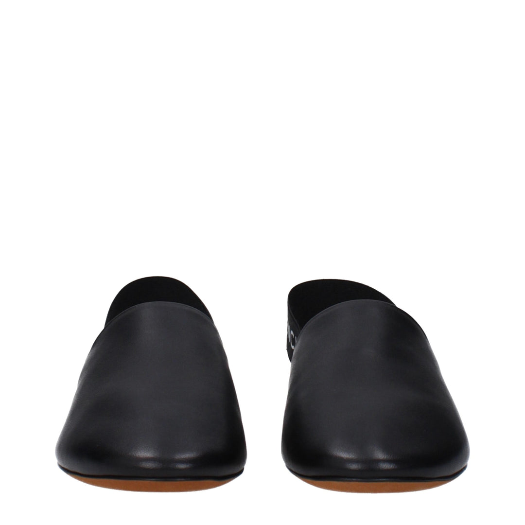 Black Leather Sandal