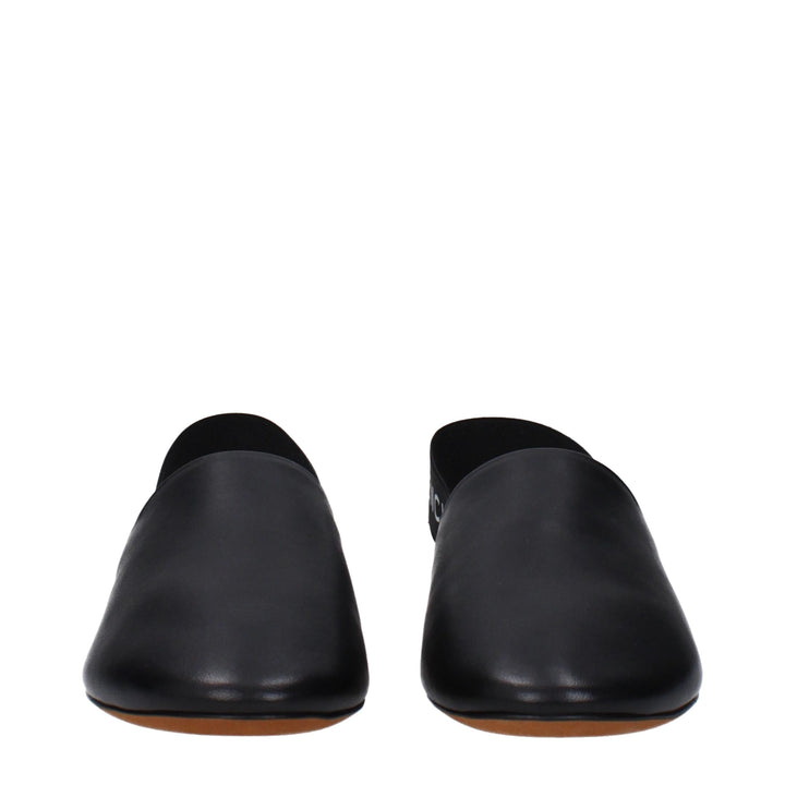Black Leather Sandal