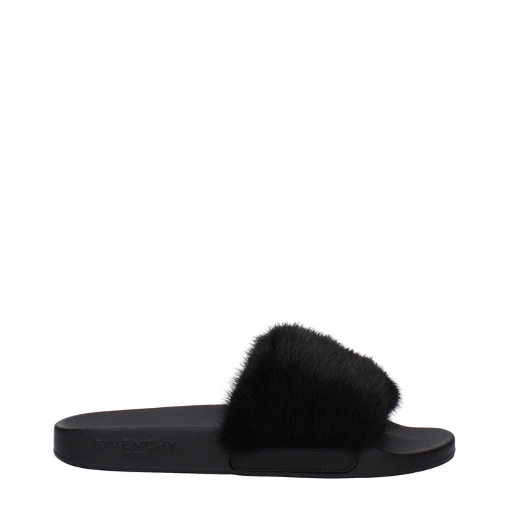Black Cotton Slipper