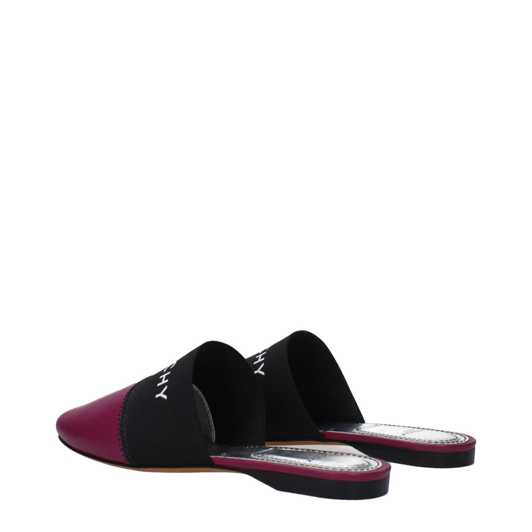 Purple Leather Slipper
