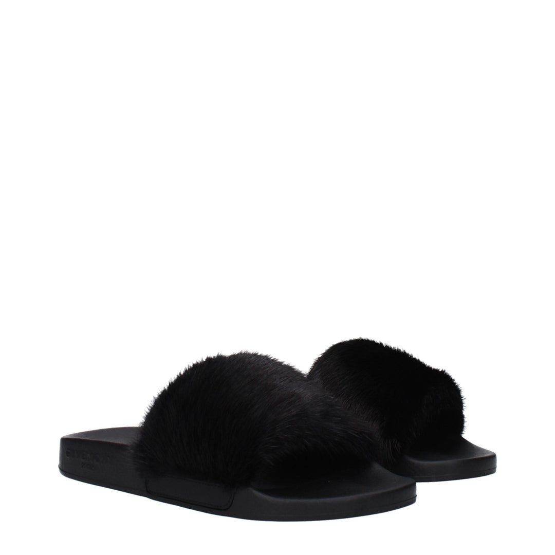 Black Cotton Slipper