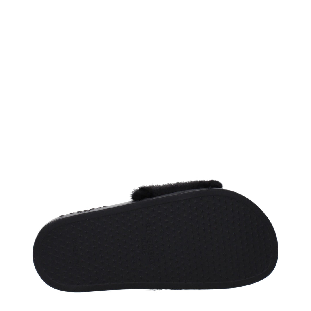 Black Cotton Slipper