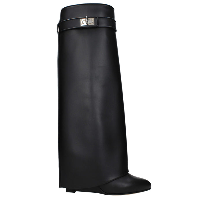 Black Leather Boot