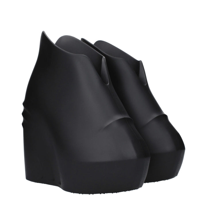 Black Cotton Wedge