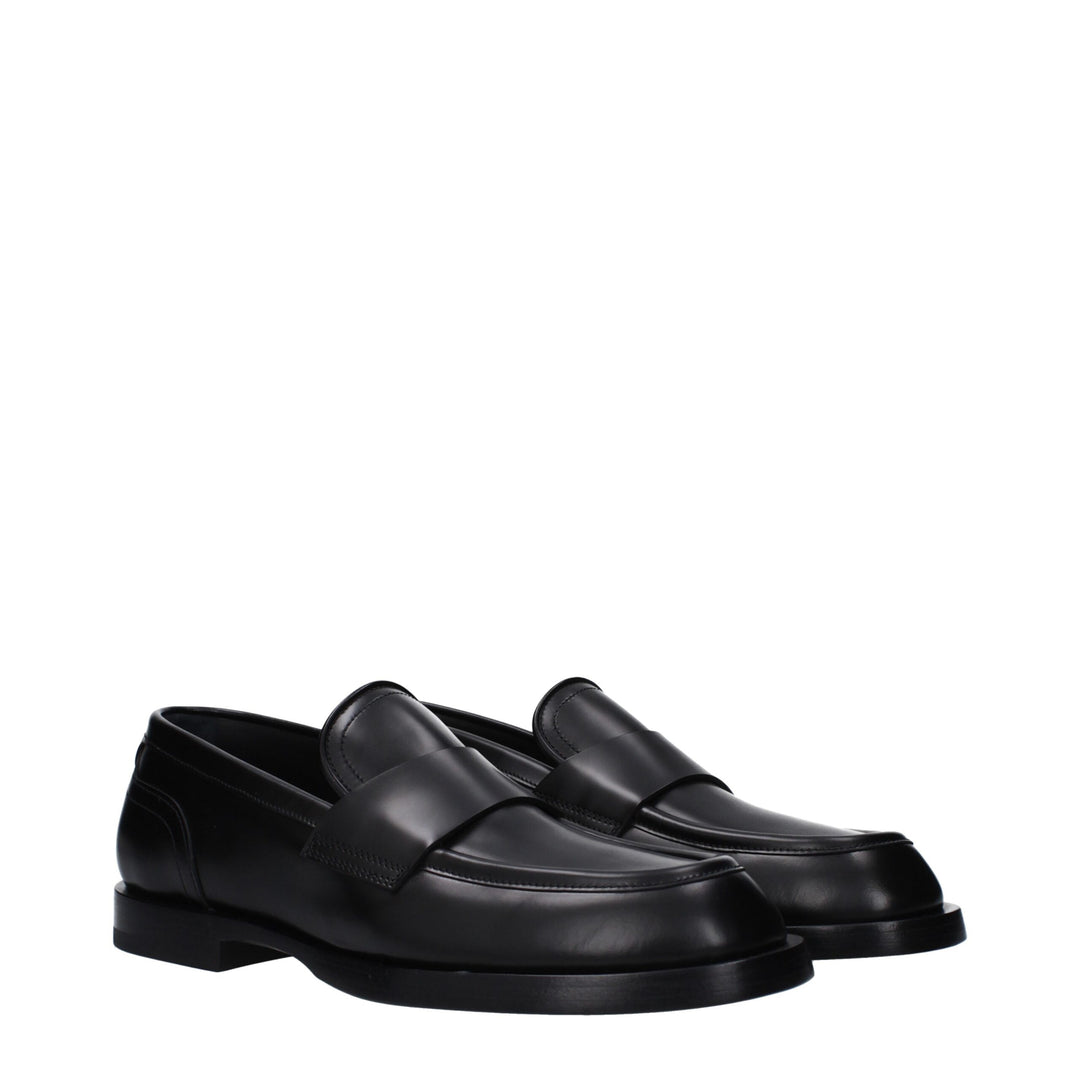 Black Leather Loafer