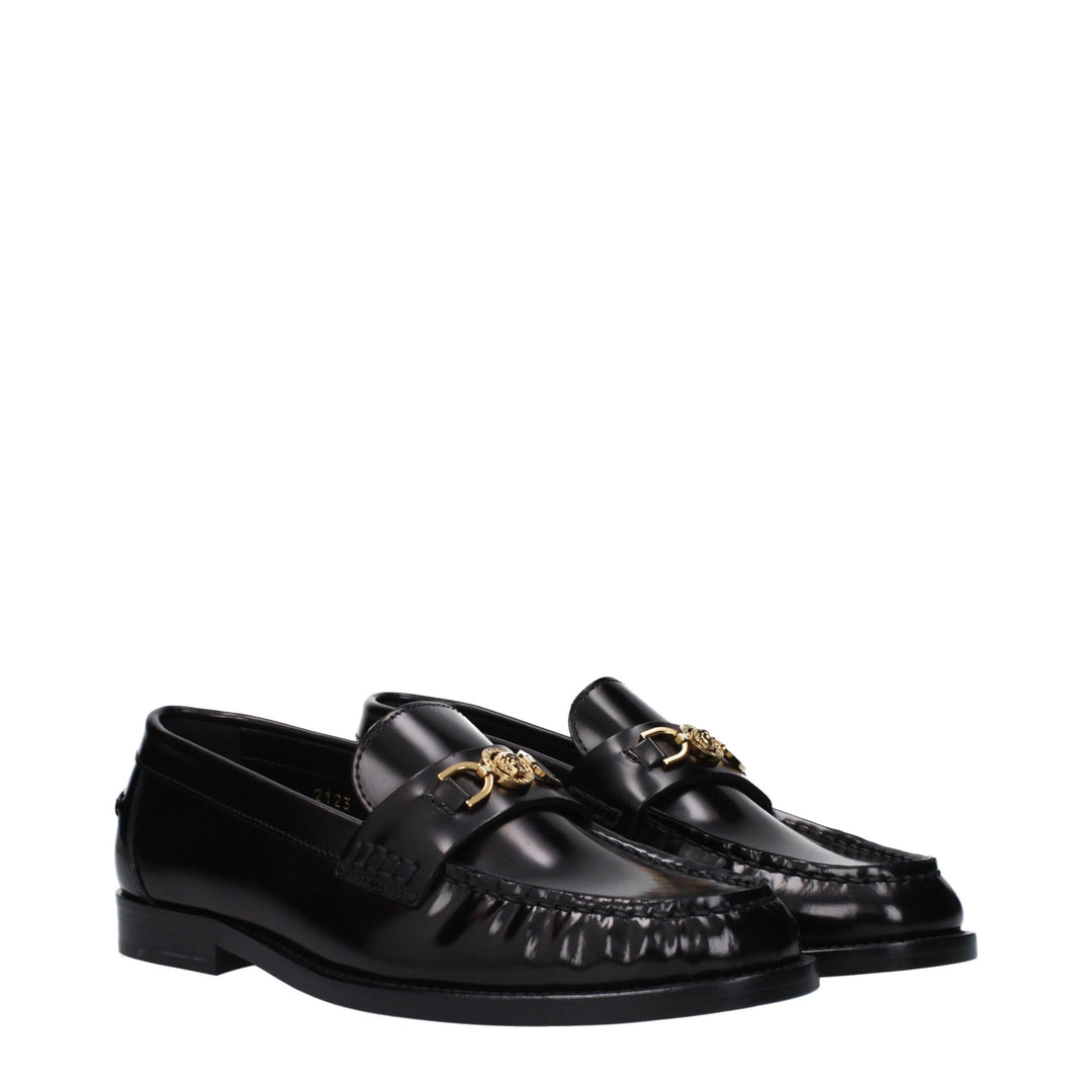 Black Leather Loafer