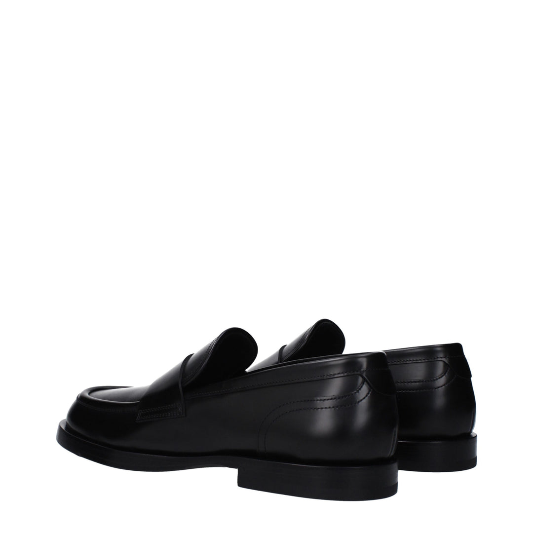 Black Leather Loafer