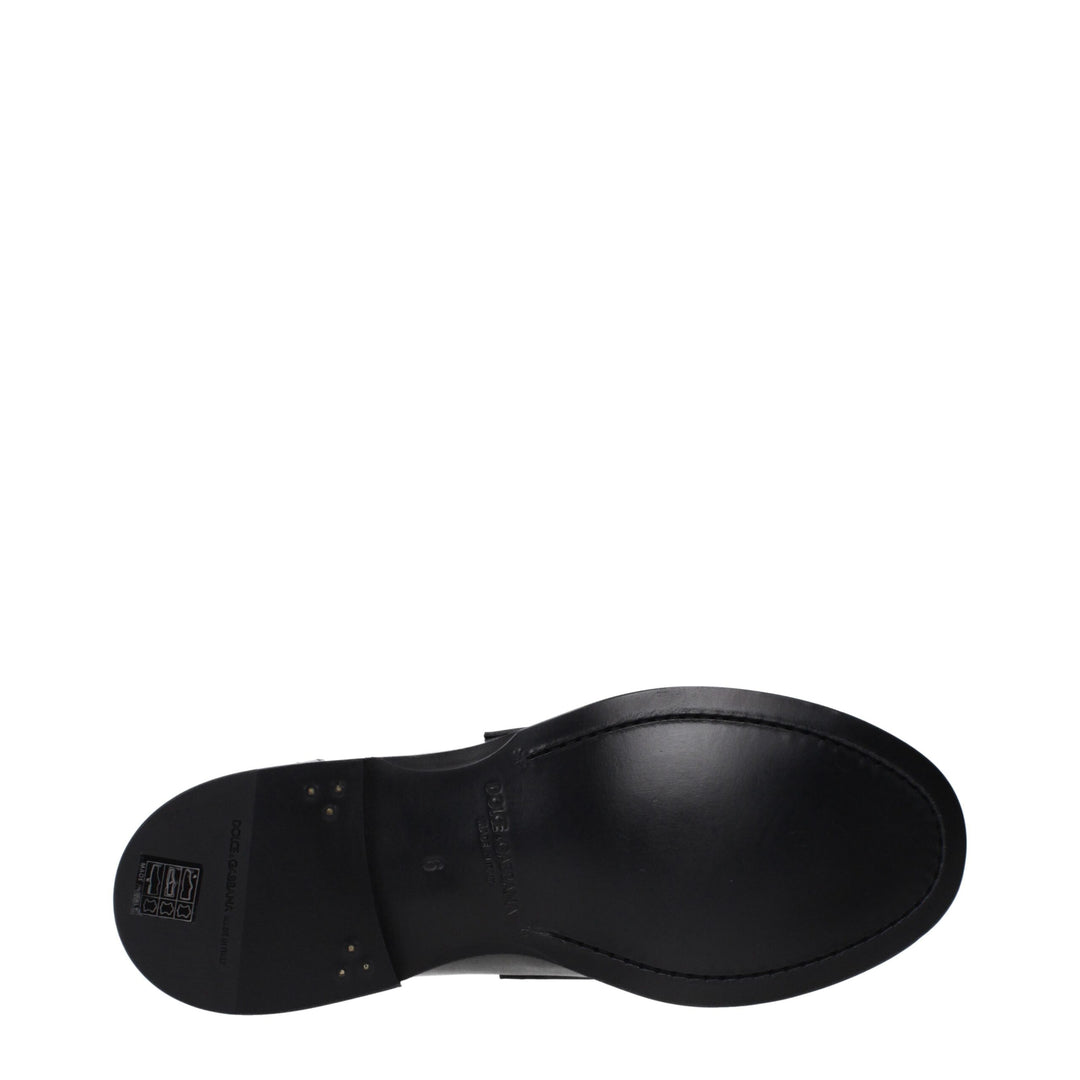 Black Leather Loafer