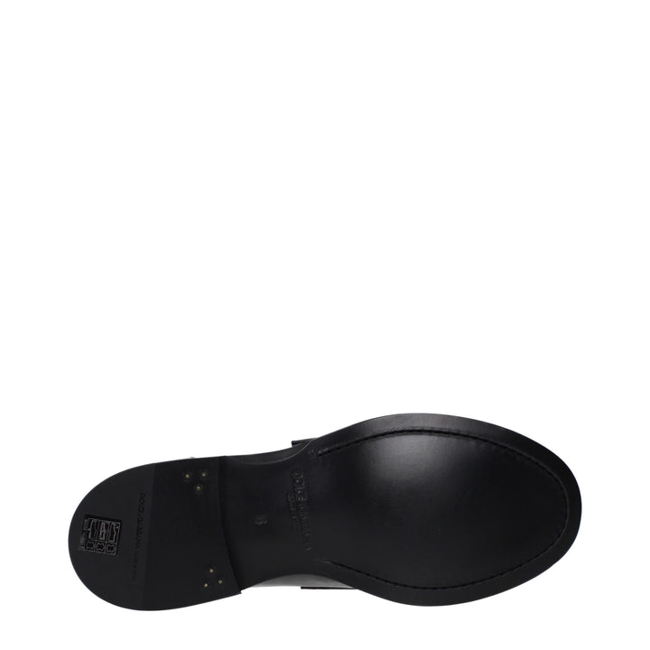 Black Leather Loafer