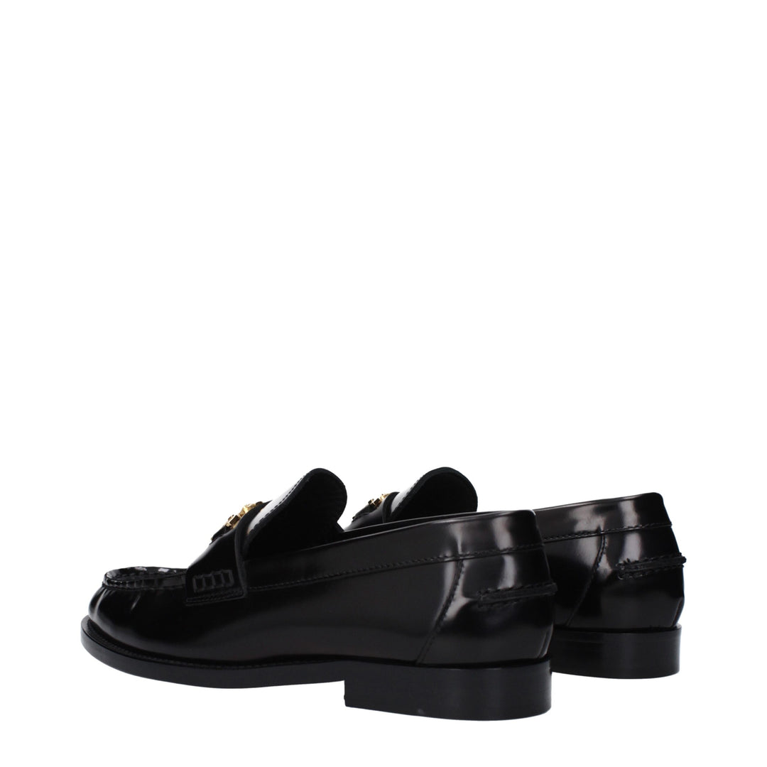 Black Leather Loafer